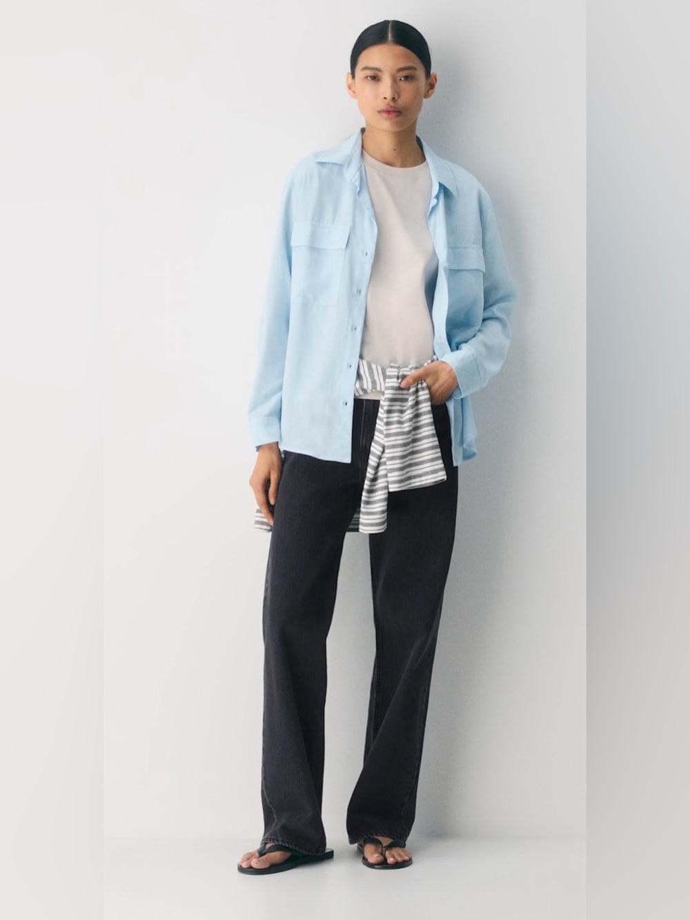 Aritzia Babaton utility shirt